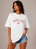 England Oversized Graphic T-Shirt