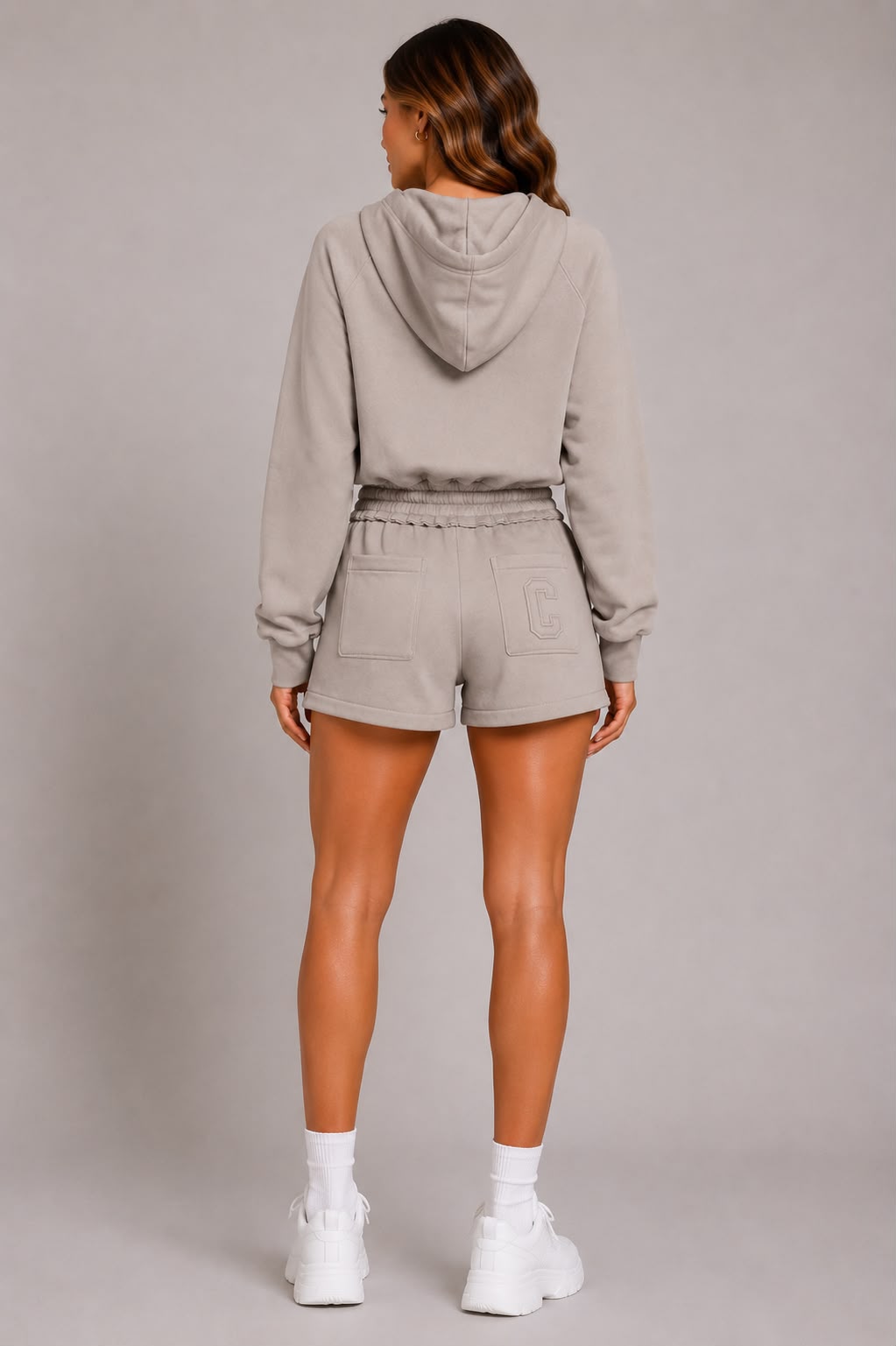 Zip Through Hoodie & Shorts Co-Ord Set