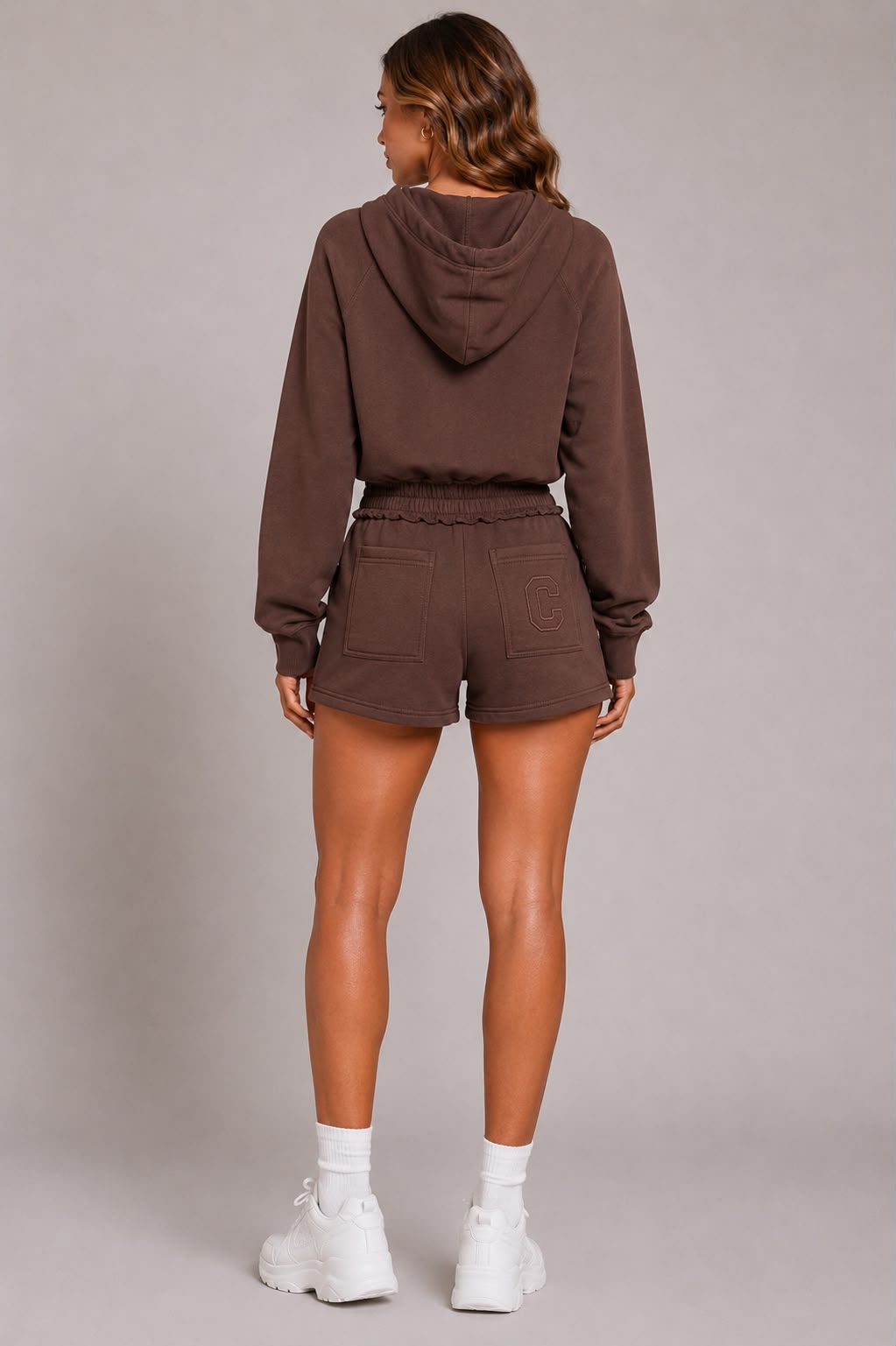 Zip Through Hoodie & Shorts Co-Ord Set