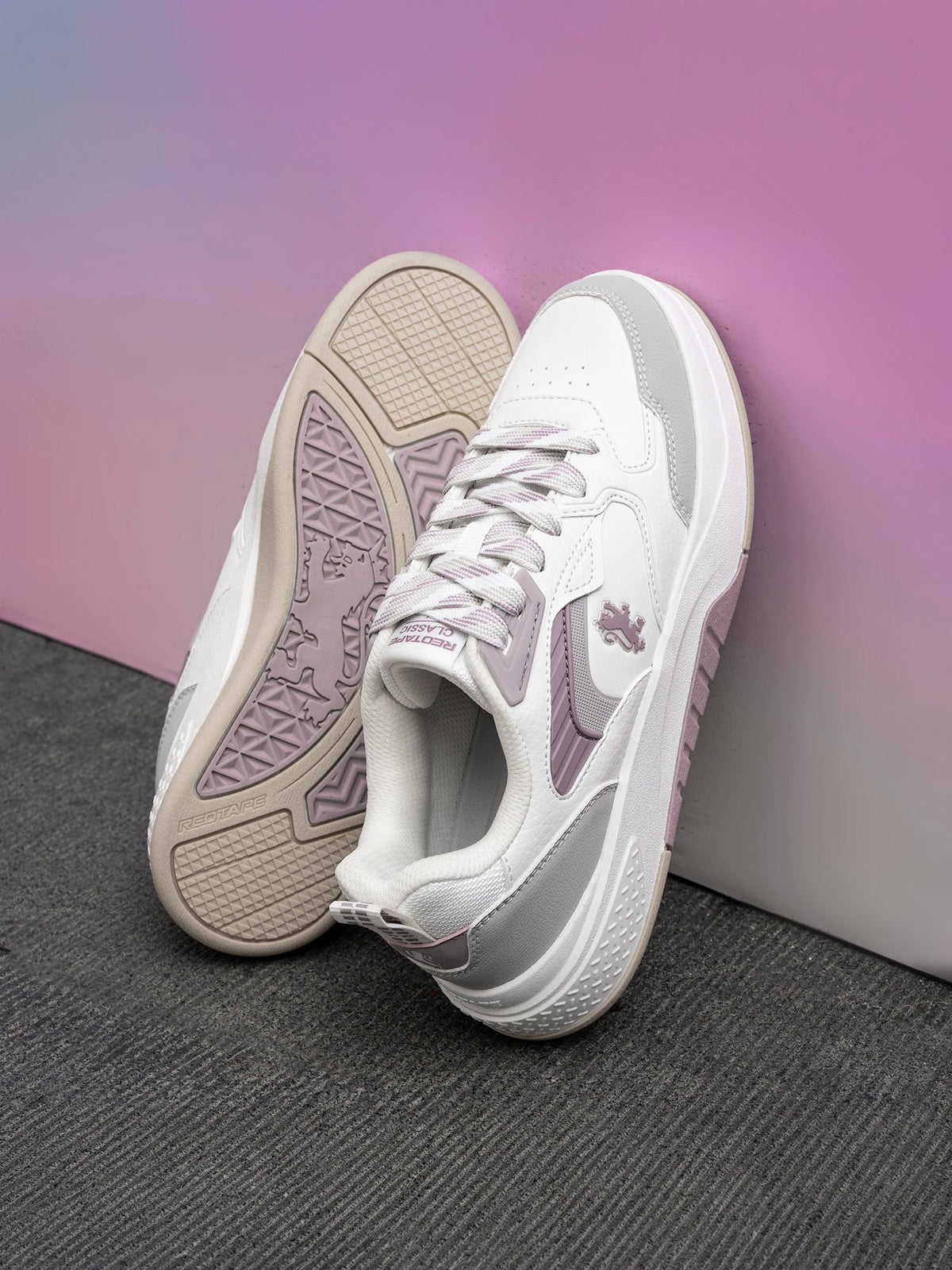 RedTape Womens Breathable Woven Chunky Low-Top Trainers