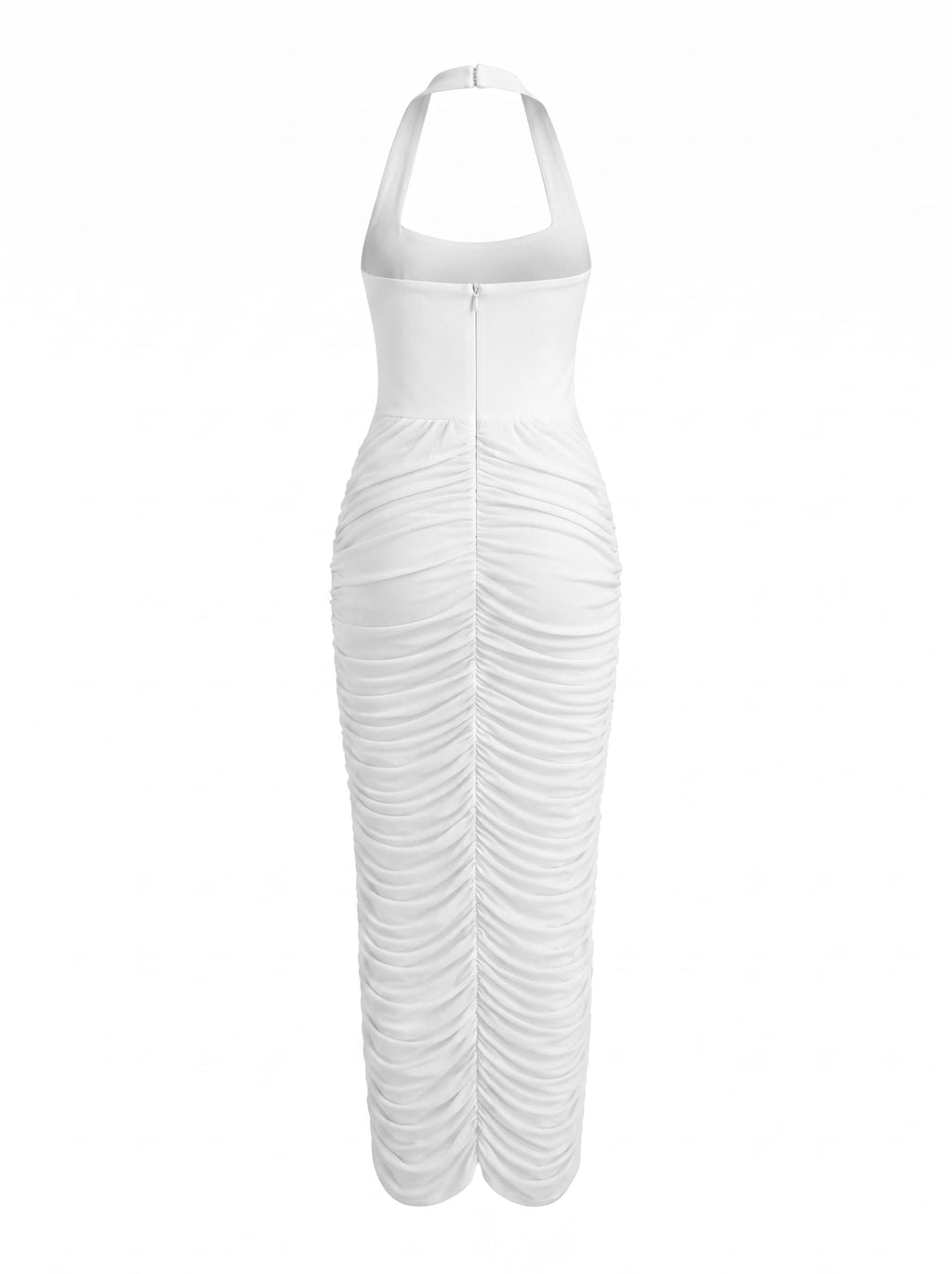 Rothbald V Neck Draped Maxi Dress