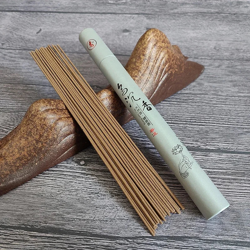 Y 40Pcs Natural Sandalwood Incense Sticks Home Incense Stick Aroma Blessing Ceremony Pray Buddha Incense Lavender Green Tea Rose
