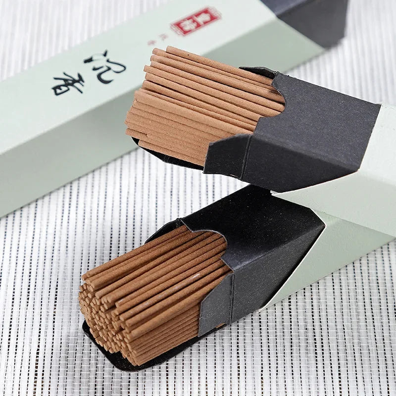 120Pcs/Box Natural Incense Sticks Sandalwood Agilawood Air Fragrance for Aromatherapy Yoga Meditation Odour Removal Refreshing