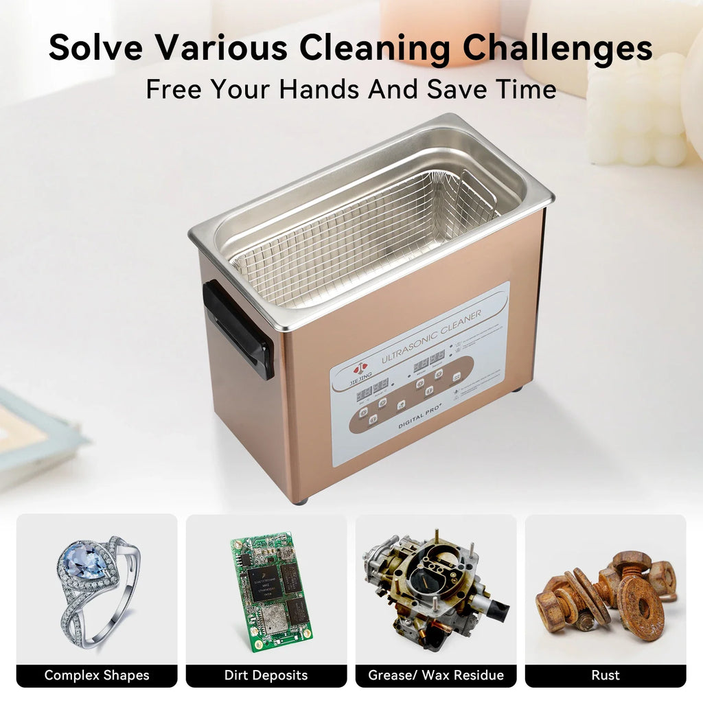 6.5L Ultrasonic Cleaner, 40kHz Ultrasonic Bath, Cleaning Machine For Jewellery Dental Motorbike Carburetor Auto Parts etc