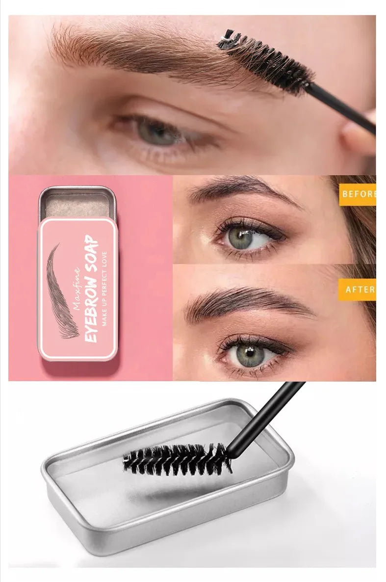 Eyebrow Styling Gel Molding Wax Waterproof Transparent Refreshing Durable Natural Colorless Holiday Gifts