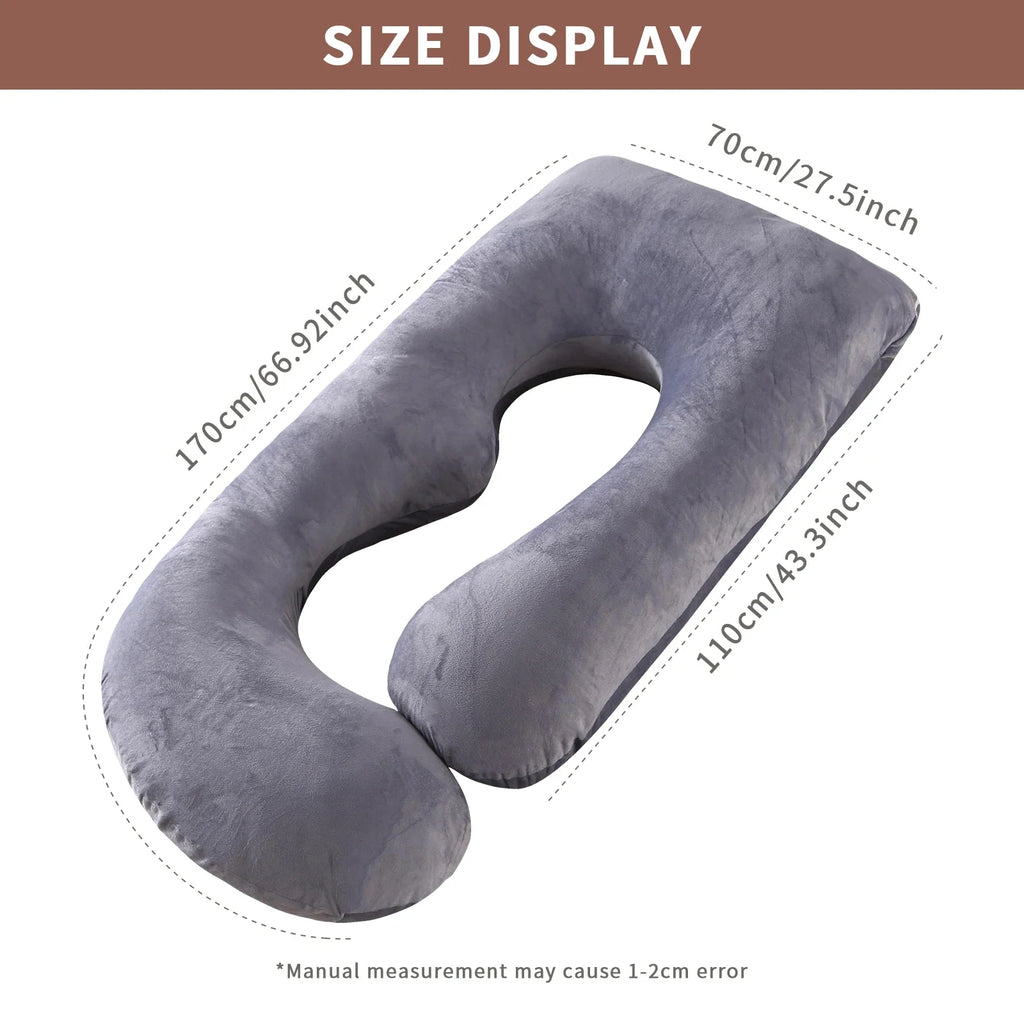 Pregnancy Pillows for Sleeping, G Shaped Full Body Maternity Pillow with Removable Cover - Support for Belly for Pregnant Women
