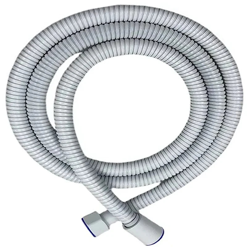 High Quality Grey 1.5m/ 2m /3m G1/2 Inch Flexible Shower Hose Stainless Steel Chrome Bathroom Water Head Shower Extension Pipe