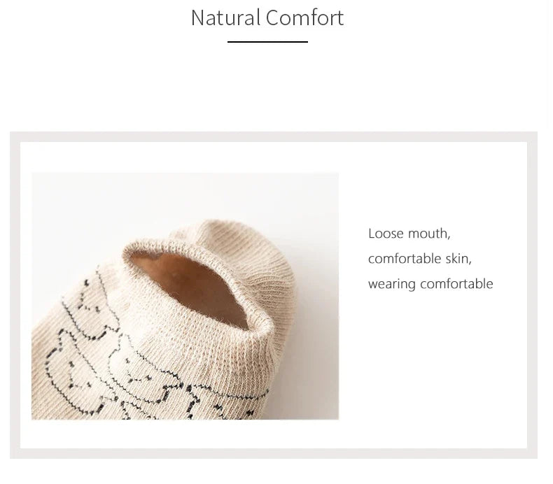Spring Anti Slip Baby Socks Toddler Kids Floor Socks with Rubber Soles Autumn Newborn Baby Boy Girl Cartoon Cute Ball Warm Socks