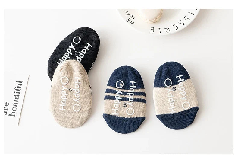 Spring Anti Slip Baby Socks Toddler Kids Floor Socks with Rubber Soles Autumn Newborn Baby Boy Girl Cartoon Cute Ball Warm Socks