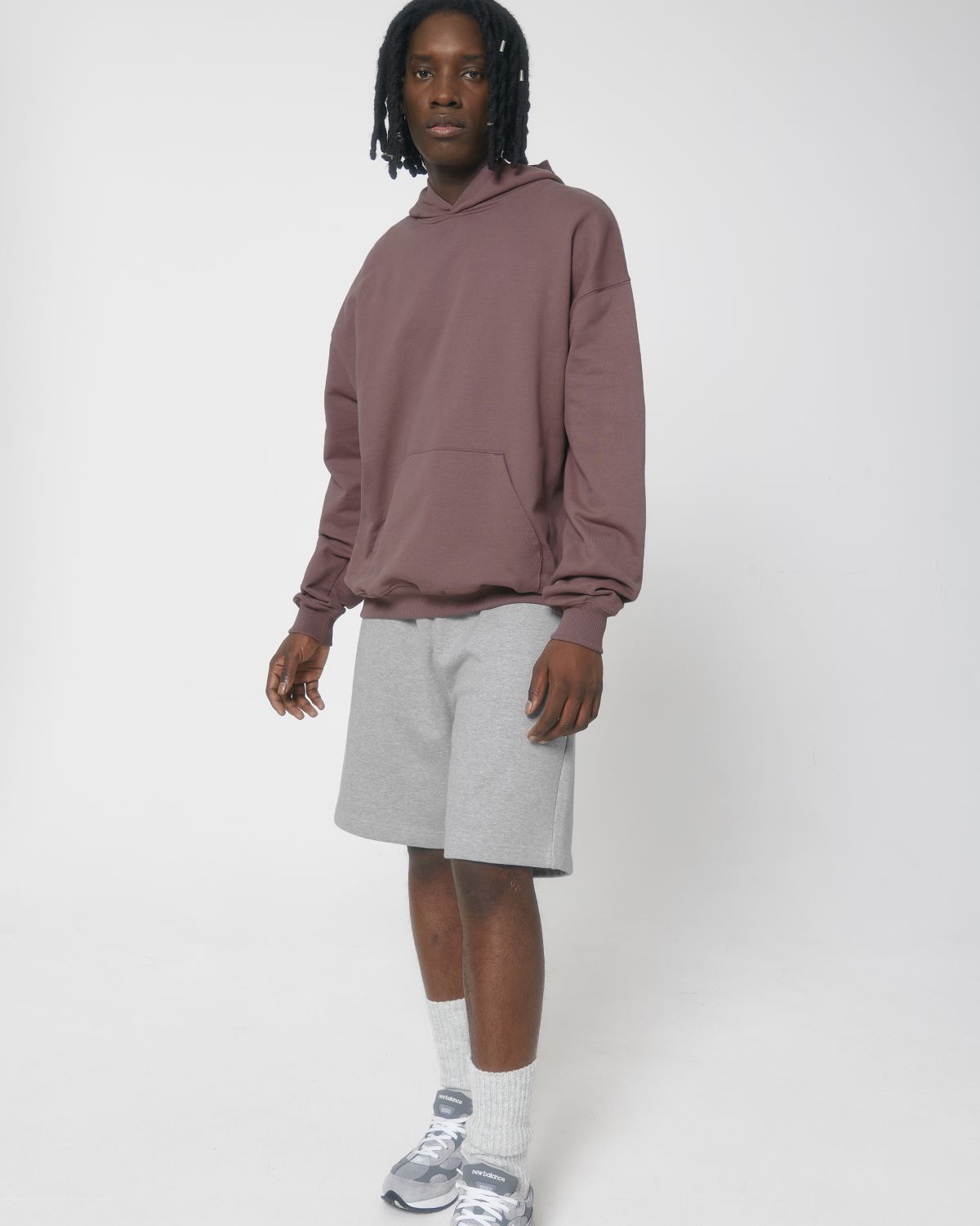 Organic Boxy Heavy Hooded Sweatshirt: Unisex