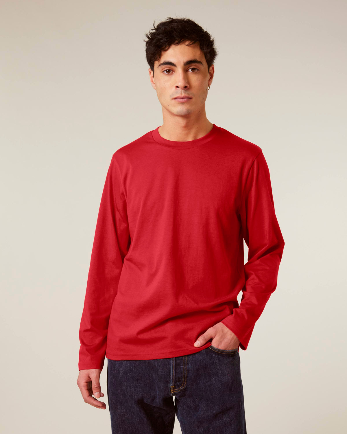 Organic Colours Long Sleeve T-shirt: Mens