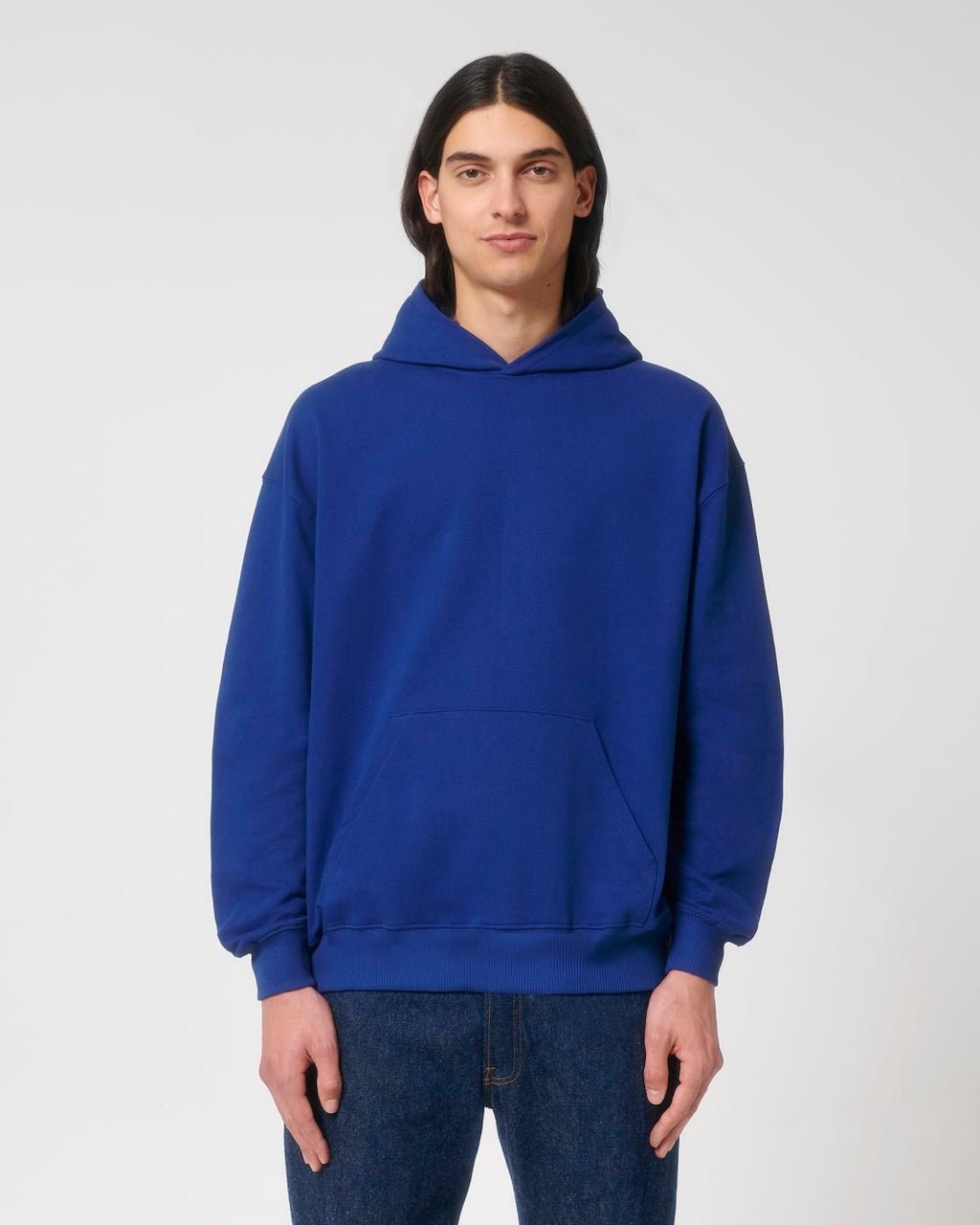 Organic Boxy Heavy Hooded Sweatshirt: Unisex