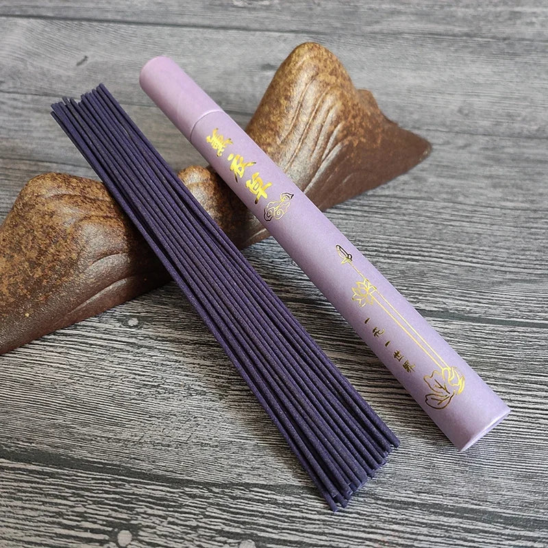 Y 40Pcs Natural Sandalwood Incense Sticks Home Incense Stick Aroma Blessing Ceremony Pray Buddha Incense Lavender Green Tea Rose
