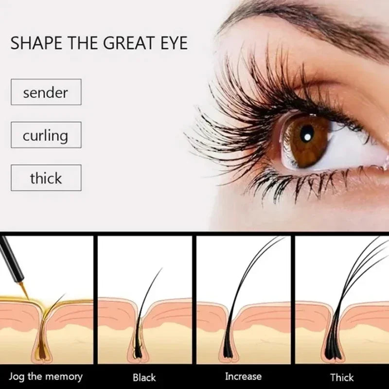 7-day eyelash growth essence natural curl long beauty and health roll