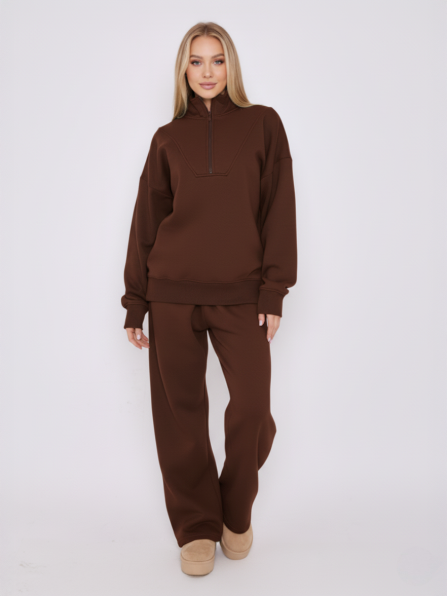 1/2 Zip Top & Jogger Fleece Co-ord