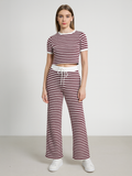 Striped Knit Top and Trouser Co-Ord