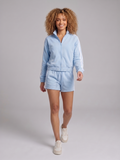Stripe Detail Top & Shorts Fleece Co-ord