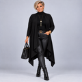 Long Hanky Hem Waterfall Cardigan