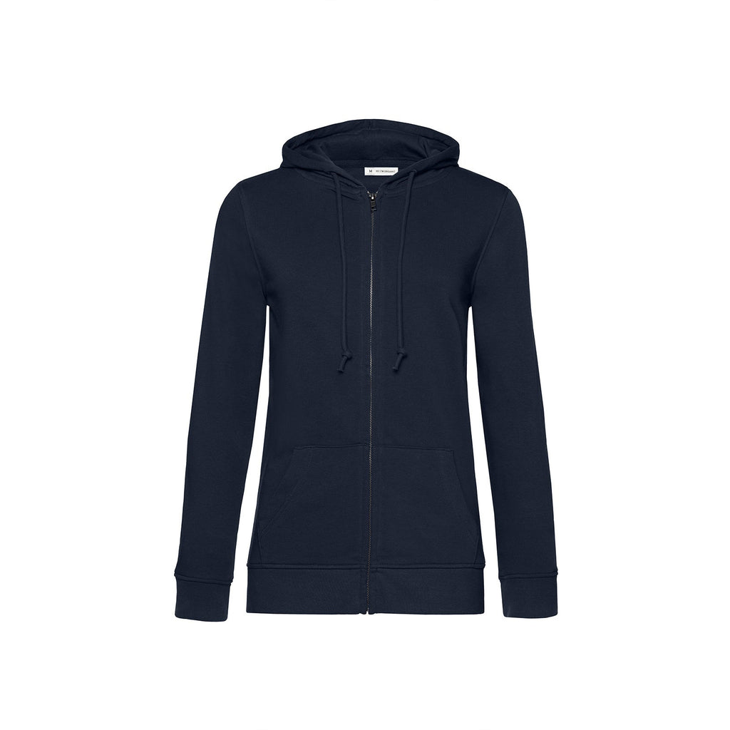 Organic Essential Zipped Hoodie: Womens