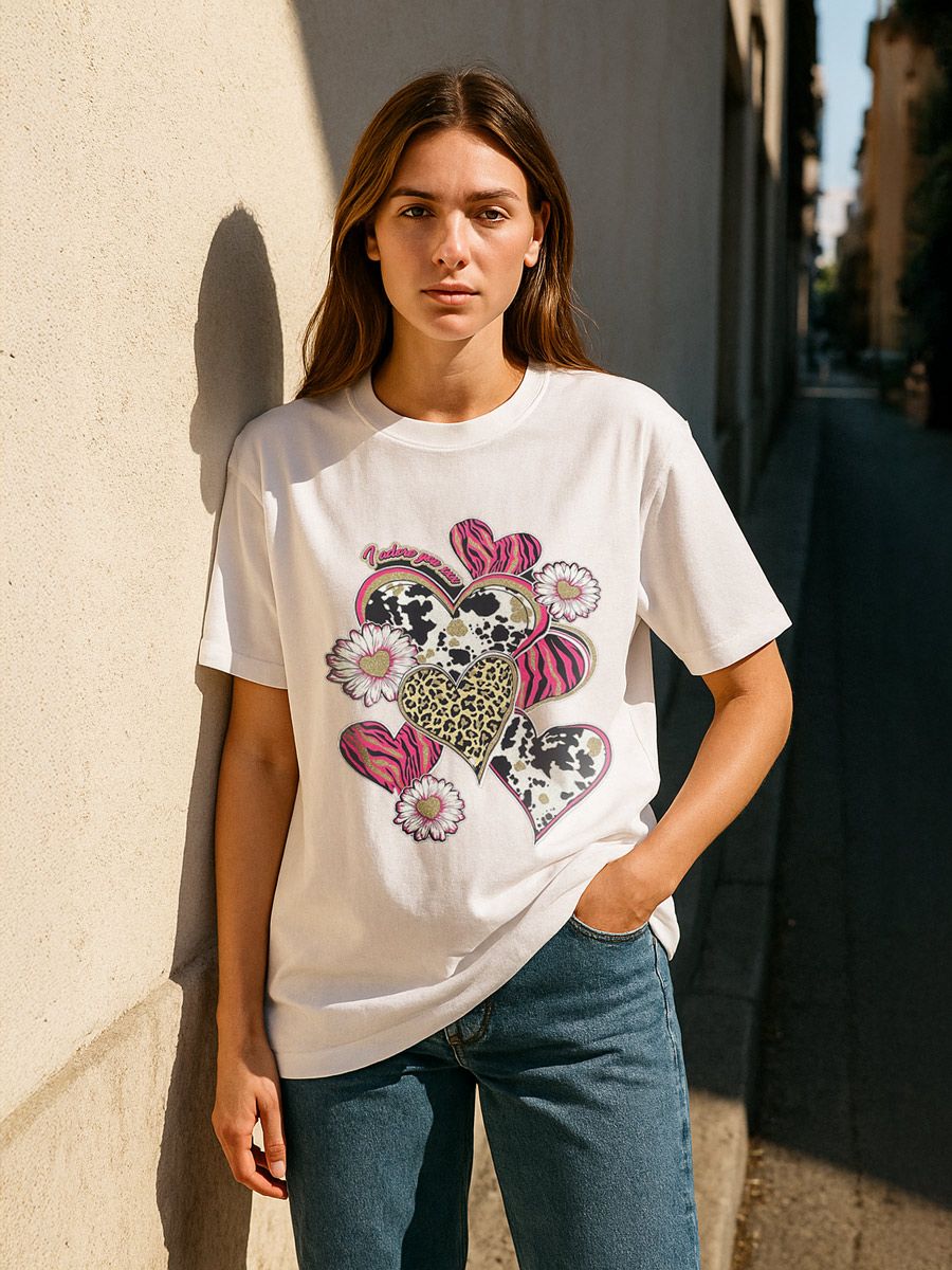 I Adore You Graphic Printed T-Shirt