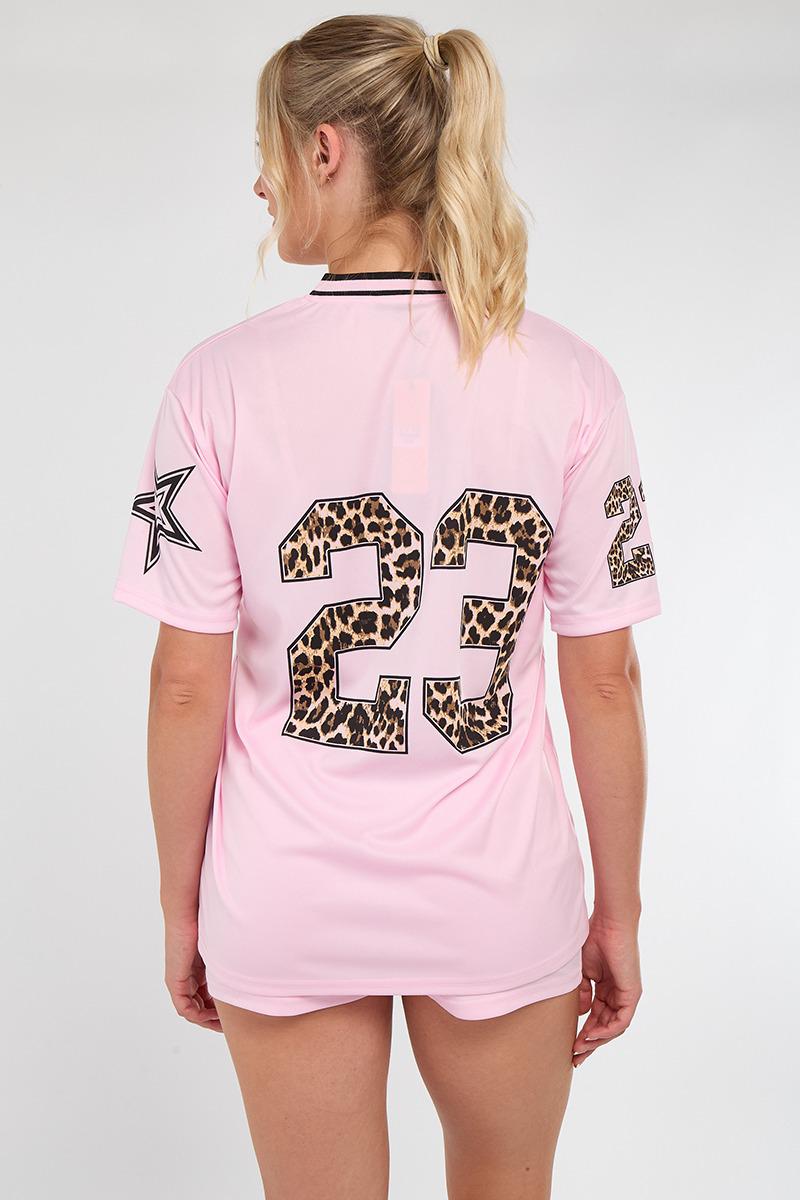 Leopard Print 23 T-Shirt With Shorts Co-ord