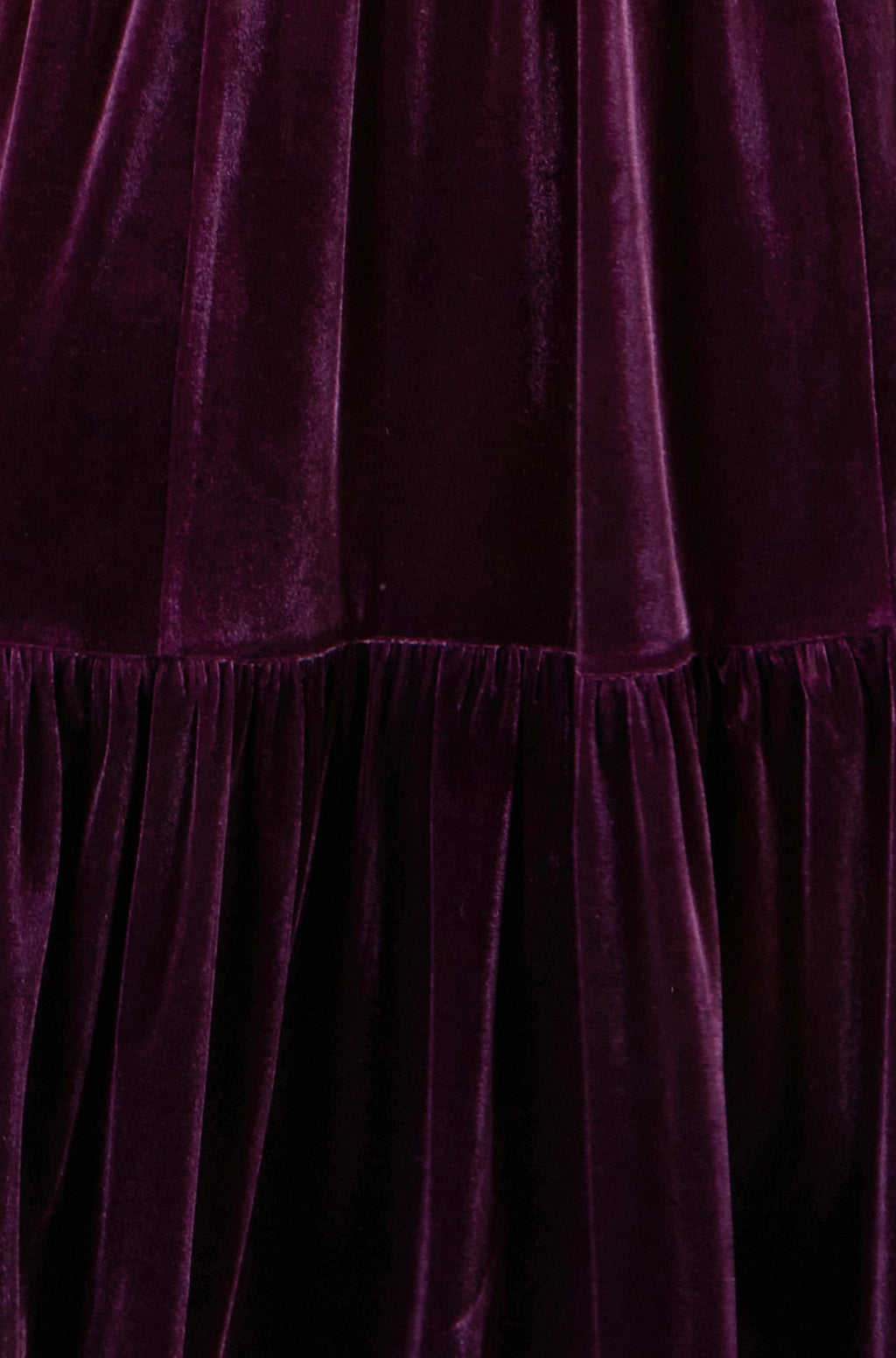Yumi Purple Velvet Midi Dress