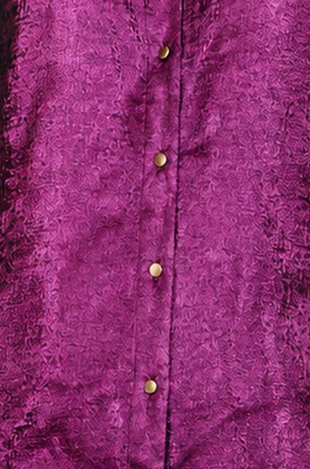 Yumi Pink Metallic Relaxed Balloon Sleeve Shirt