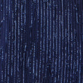 Yumi Navy Dripping Sequin Tunic Dress