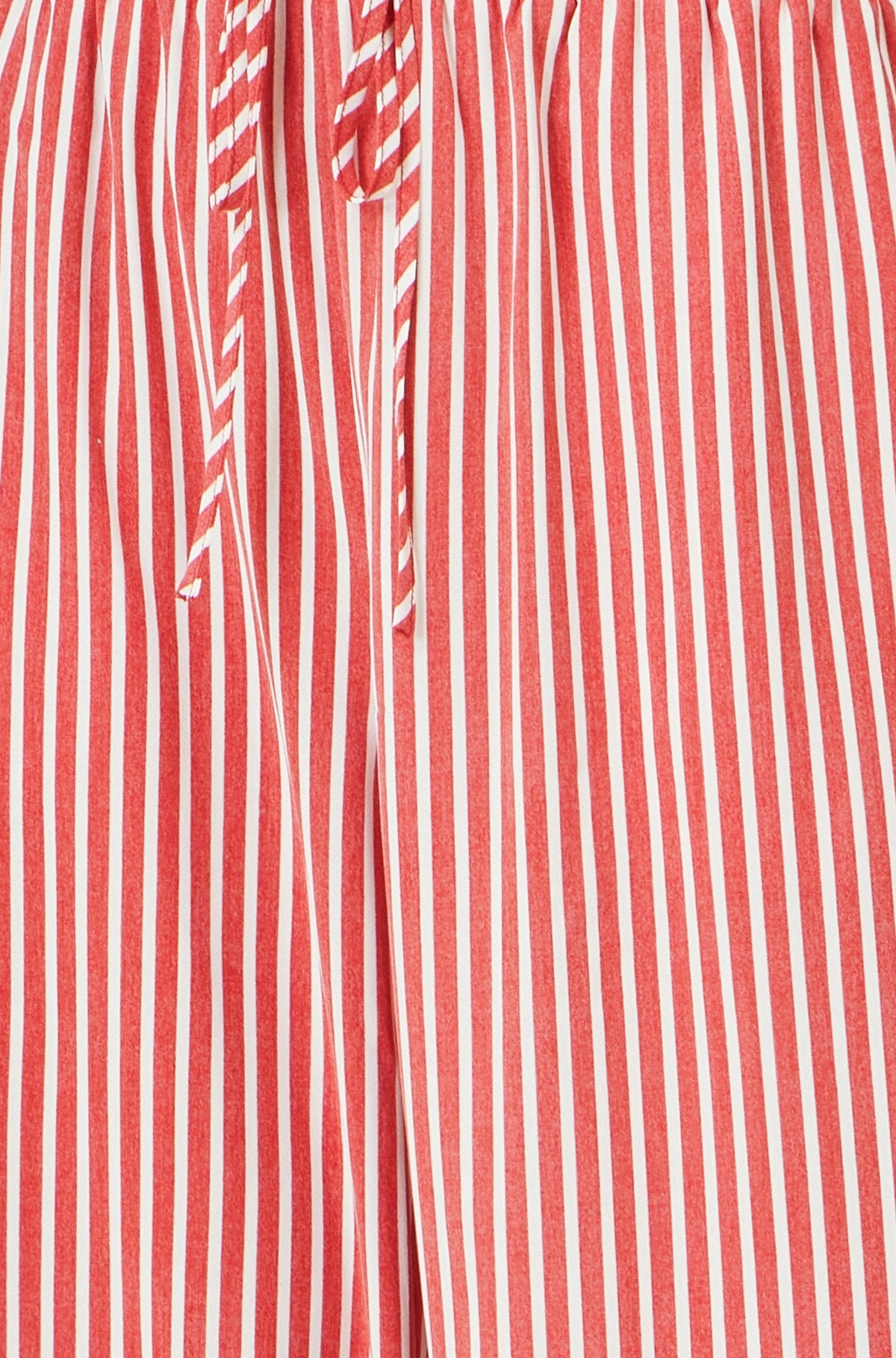 Yumi Red Stripe Relaxed Trousers