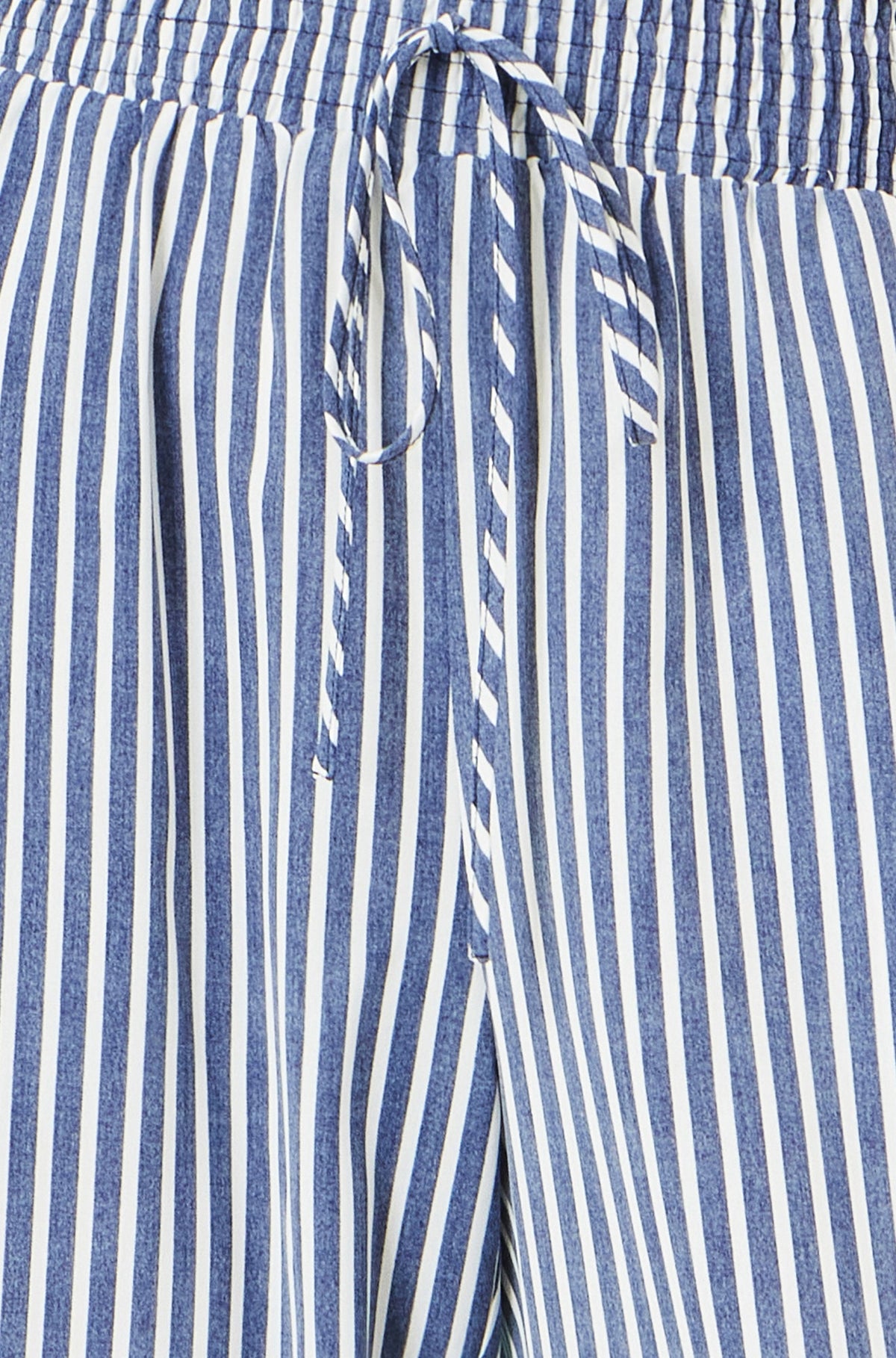 Yumi Blue Stripe Relaxed Trousers