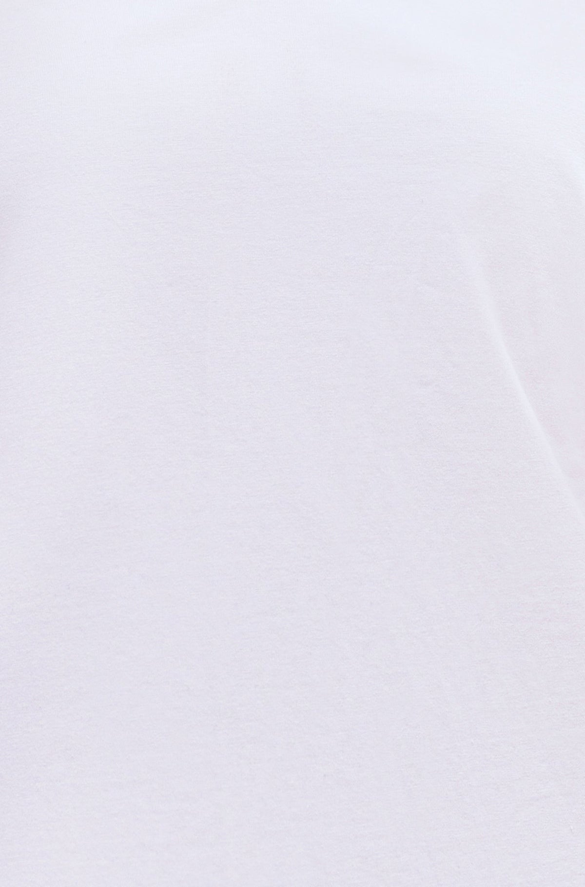 Yumi White Cotton Jersey T-Shirt With Lace Sleeves