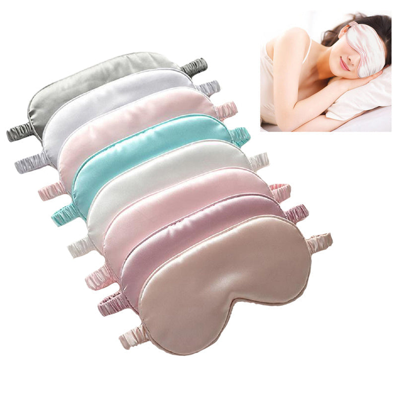 Eye Patch Imitated Silk Eye Patch Shading Sleeping Eye Mask Travel Relax Covers Eye Shade Health Sleeping Shield Eye Care Tools