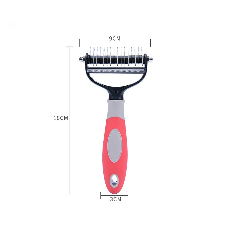 Dog And Cat Dual Purpose Combs For Removing Floating Hair And Dead Knots