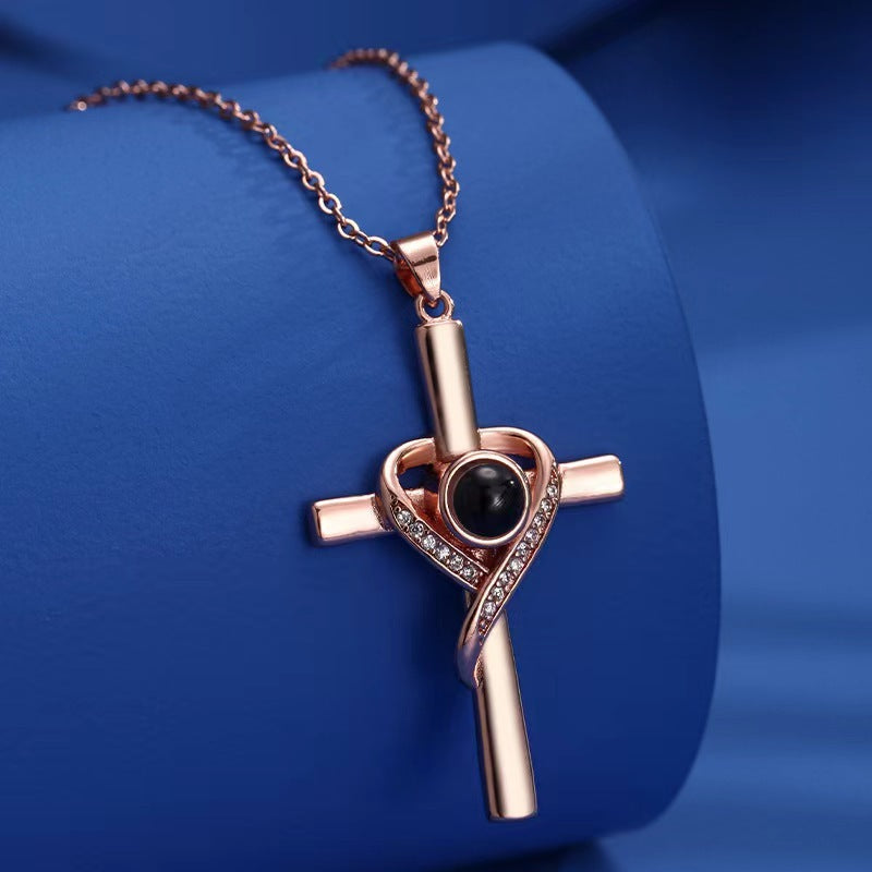 "I Love You" Projection Necklace