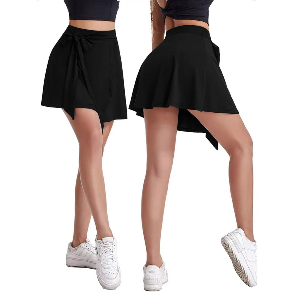 Thin And Breathable Thigh-length Anti-exposure Sports Skirt