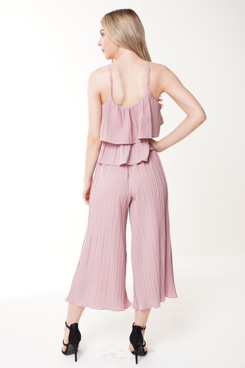 Pleated Frill Cami Top & Trouser Co-ord