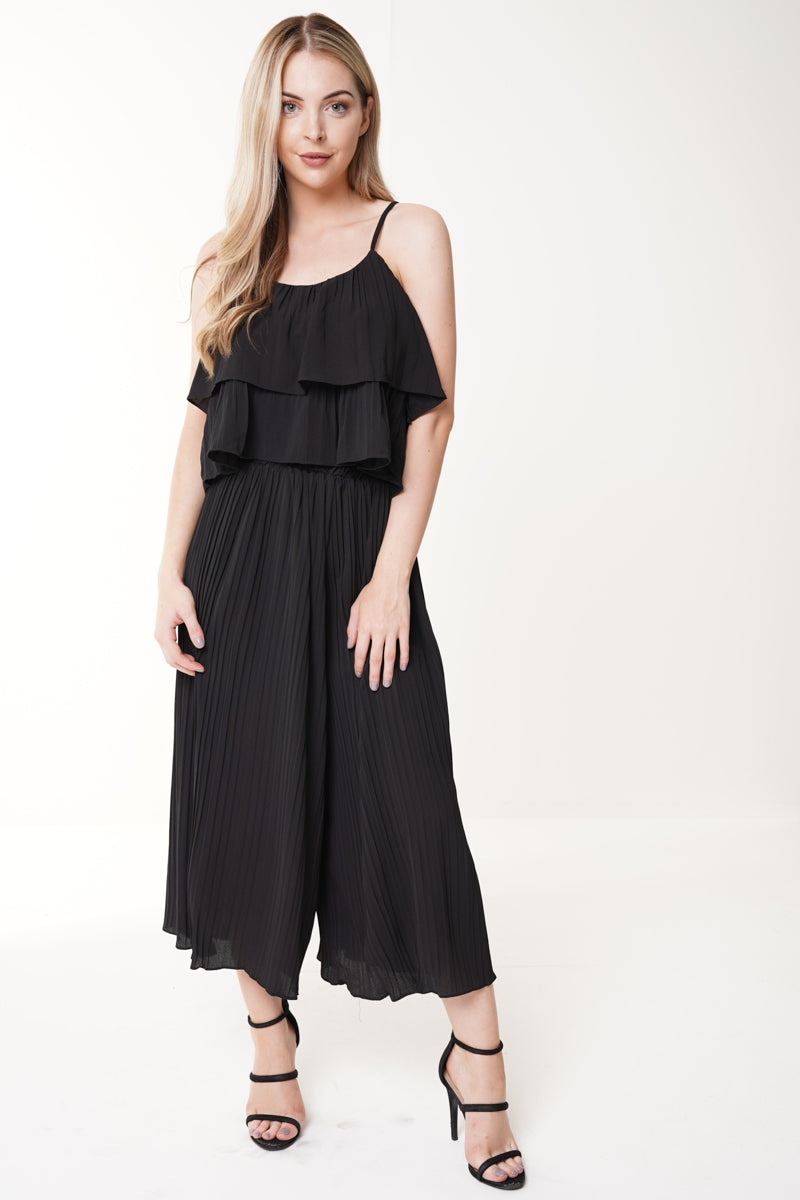 Pleated Frill Cami Top & Trouser Co-ord