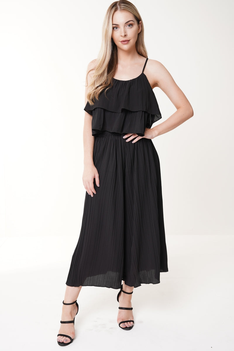 Pleated Frill Cami Top & Trouser Co-ord