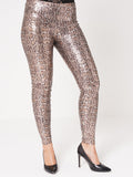Leopard Sequin Legging