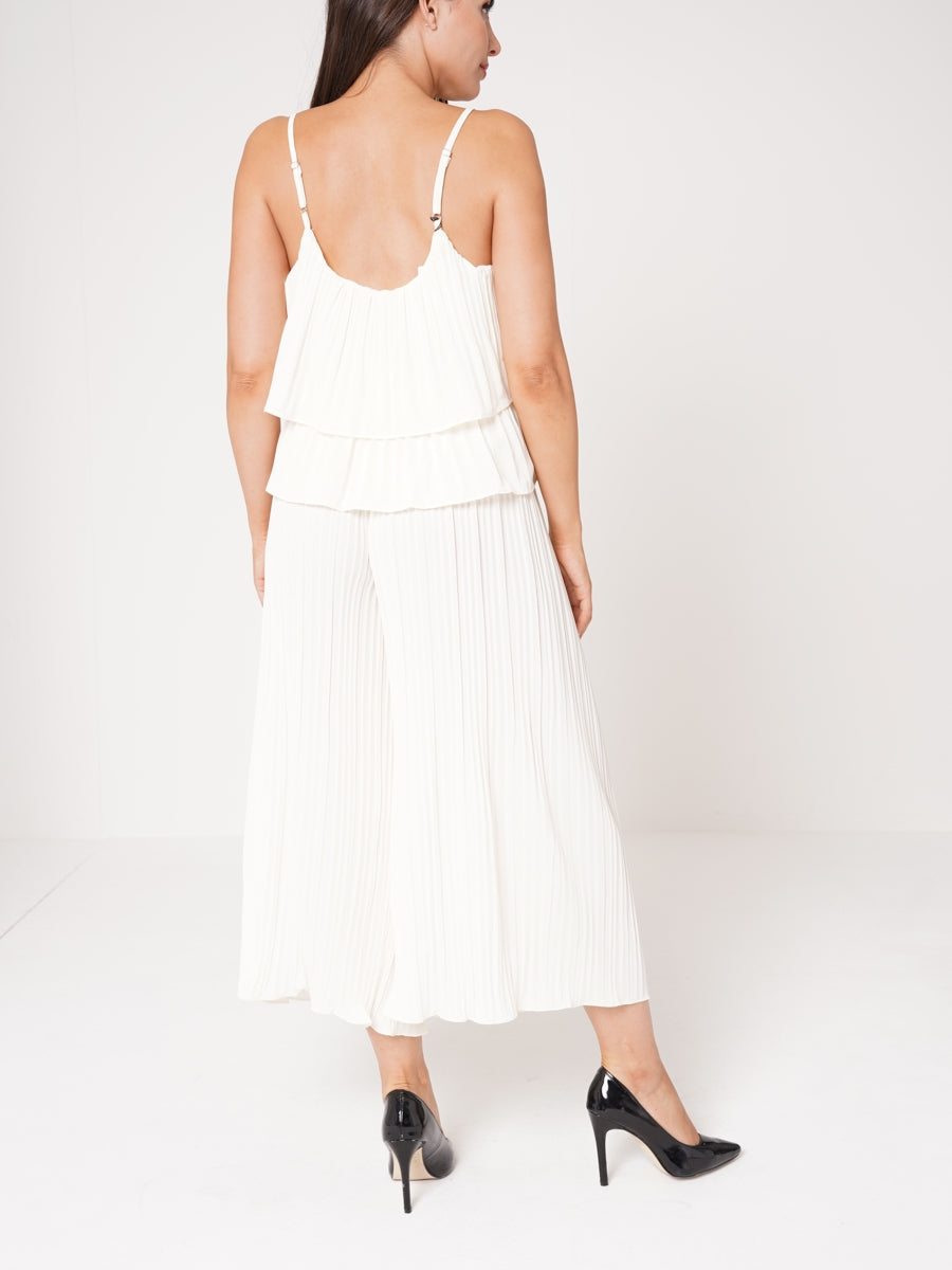Pleated Frill Cami Top & Trouser Co-ord
