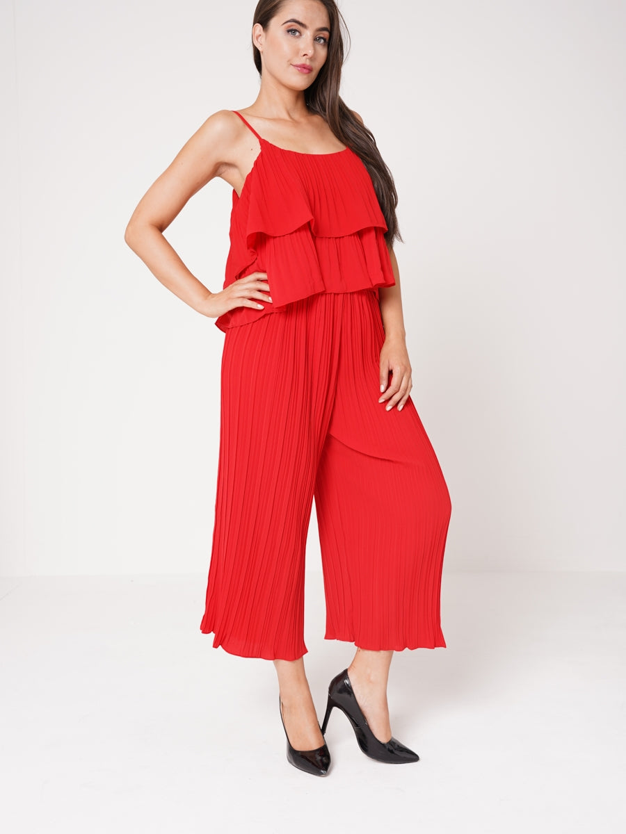 Pleated Frill Cami Top & Trouser Co-ord