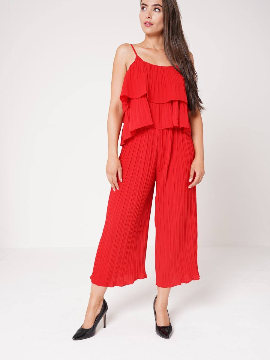 Pleated Frill Cami Top & Trouser Co-ord