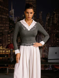 Anca Collar Lace Top