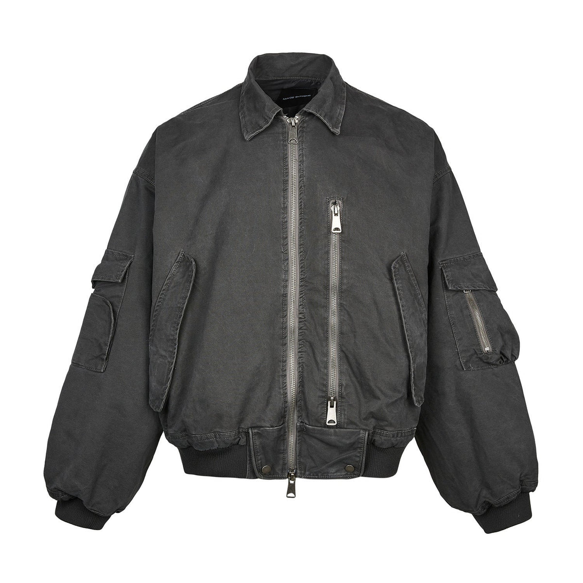 Men’s Cotton-Padded Bomber Jacket – Warm Casual Coat