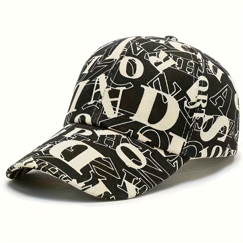 New Trendy Unisex Fashion Baseball Cap with Large Letters