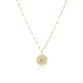 Small Sun Stainless Steel Necklace