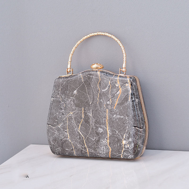 Fashion Simple Ladies Marble Crossbody Bag