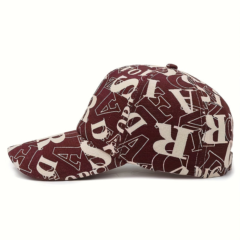 New Trendy Unisex Fashion Baseball Cap with Large Letters