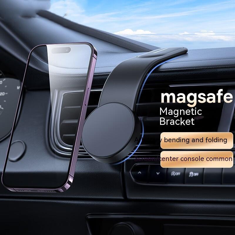15W Magnetic Wireless Car Charger - Bendable Phone Holder Mount