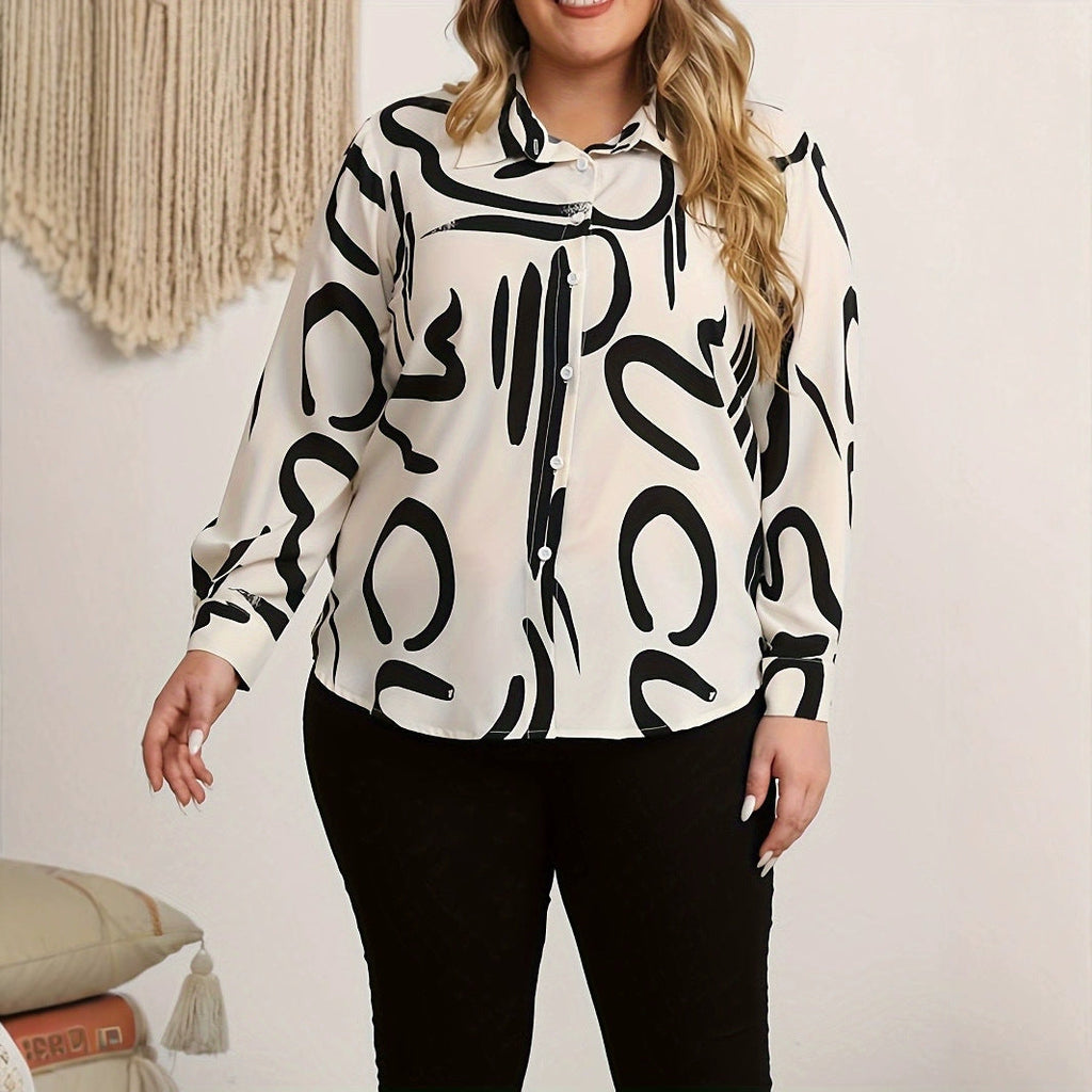Dignified Sense Of Design Printed Blouse For Women